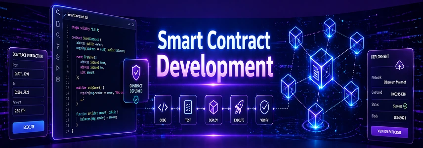 Custom smart contract development solutions